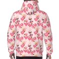 thumbnail image 7 of Goofa Summer Flamingo for Men's Hooded Sweatshirt - Lightweight Pullover Hoodie with Kangaroo Pocket, Perfect for Everyday Wear-Medium, 7 of 7