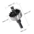 thumbnail image 2 of Uxcell 30mm HSS Hole Saw Drill Bit Opener for Stainless Steel Alloy Metal, 2 of 5