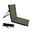 thumbnail image 4 of LOVIVER Floor Chair with Back Support Beach Chair with Backrest for Picnic Lawn Yard Short, 4 of 8
