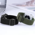 thumbnail image 2 of 2 Pack Nylon Stretchy Solo Loop Watch Band, Compatible with Apple Watch Series 1-9,SE,Ultra 38/40/41/42/44/45/49mm, Adjustable Replacement Strap for Women Men, 2 of 8