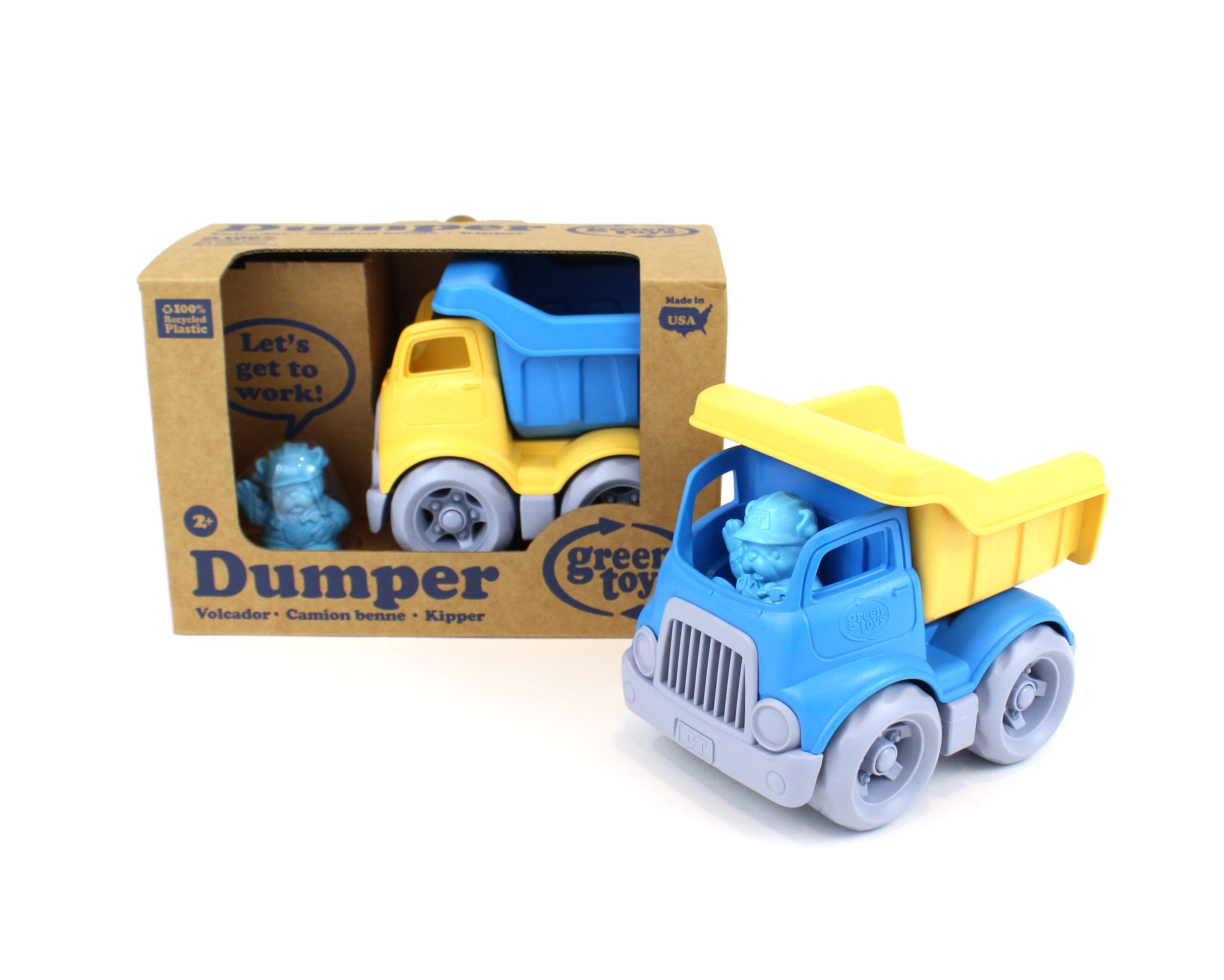 Details about    Green Toys Recycling Play Vehicles Garbage Truck Color Green BPA Free, 