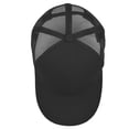 thumbnail image 4 of Gorra Gelante Mesh Trucker Baseball con estructura frontal negra, 4 of 7