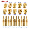 thumbnail image 1 of MYG 20Pcs Carburetor Main Jet Kit Set + Slow/Pilot Jet For OKO CVK Style, 1 of 9