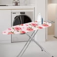 thumbnail image 2 of HELLHERO Strawberry Rose Pattern Ironing Board Cover 3 Fasteners Replacement Elastic Edge Non-Slip, 2 of 5
