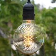 thumbnail image 3 of Bombillas de filamento vintage Edison CTKcom Globo redondo (paquete de 2) - Bombilla incandescente antigua G95 E27 equivalente a 40 W Lámparas de luz blanca cálida, tungsteno espiral, para, 3 of 5