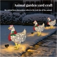 thumbnail image 2 of Decoración del patio Luz-up Ornamento de animales Jardín de Navidad Estatua Estatua Linterna Césped Patio Atmosphere Prop Craft Gift L Advancent HA009607-03B, 2 of 6
