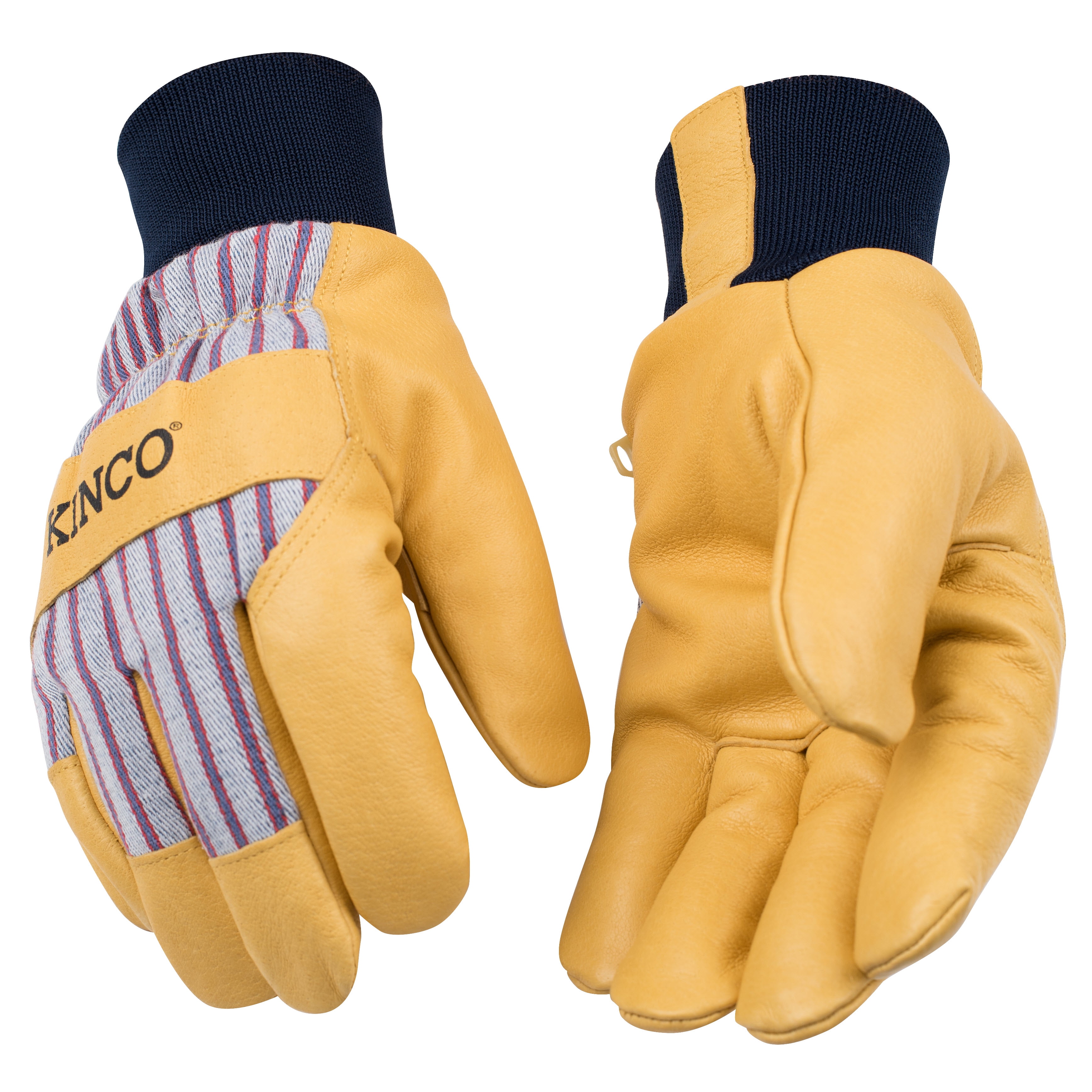 Kinco 1958-XL Men/'s Lined Waterproof Suede Pigskin Gloves X-Large