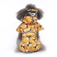 thumbnail image 1 of Chubasquero para perros, chaqueta impermeable ajustable para mascotas con correa reflectante, chaqueta ligera para la lluvia para perros, poncho transpirable para mascotas (L), 1 of 5