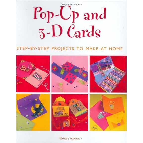 Pre-Owned Pop-Up and 3-D Cards: Step-by-Step Projects to Make at Home, 9781843402282, 1843402289, Paperback,