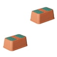 thumbnail image 1 of Yuarrent Banco de baño ABS con letras Mejora el aprendizaje y la memoria Estable y seguro No se caerá Tanto los adultos como los bebés pueden Rojo coral 1 capa 2Conjunto, 1 of 6