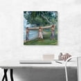 thumbnail image 2 of ARTCANVAS Girls Carrying a Canoe 1891 Canvas Art Print by John La Farge - Size: 18" x 18" (0.75" Deep), 2 of 9