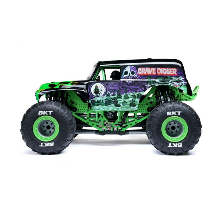 Losi, 4WD Solid Axle Monster Truck, Grave Digger LOS04028T1, RTR