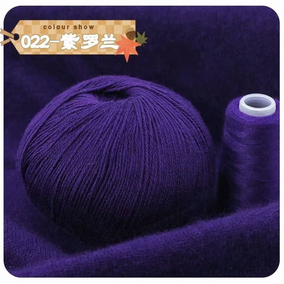 Nvzi Soft Yarn, 50g per Roll, 1 Roll, , Ideal for Knitting & Crocheting Scarves, Hats, Coats, Bags - Ultra-Soft Yarn for DIY Crafts with Luxurious Feel​,dark purple