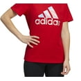 thumbnail image 3 of adidas Women's Americana Logo T-Shirt Red Size Medium, 3 of 3