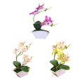 thumbnail image 1 of bonsai floral sintético,Bonsai artificial planta flor decoración del hogar interior,Phalaenopsis artificial flor de la orquídea bonsai,orquídea artificial seda phalaenopsis tallos, 1 of 9