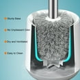thumbnail image 5 of Toilet Brush With Hard Bristles Bathroom Cleaning Bowl Brush Kit Modern And Compact Toilet Cleaner Brush Long Handle Bristles For Bathroom Teacher Appreciation Gifts House, 5 of 9