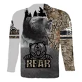 thumbnail image 4 of Camisa Casual Calavera Impreso 3d Playera De Manga Larga To, 4 of 5