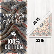 Lightweight Americana 22x22 6-Pack Bandana Set