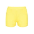thumbnail image 5 of MSemis Kids Girls Athletic Boxer Shorts for Swimming Dancing Gymnastics Active Boyshorts Yellow 4, 5 of 6