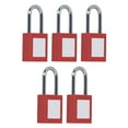 thumbnail image 4 of Candados de seguridad Jadeshay 5 juegos de Candados de bloqueo y etiquetado Nylon, metal A, 4 of 8