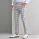 thumbnail image 2 of Amzcrzy Pantalones Hombre Trabajo Elásticos Moda Clásicos A Cuadros Slim Fit Vestir Ajustados Informales Negocios Sin Pinzas Con Bolsillos Reuniones Cenas Tallas S-3XL Gris, 2 of 6