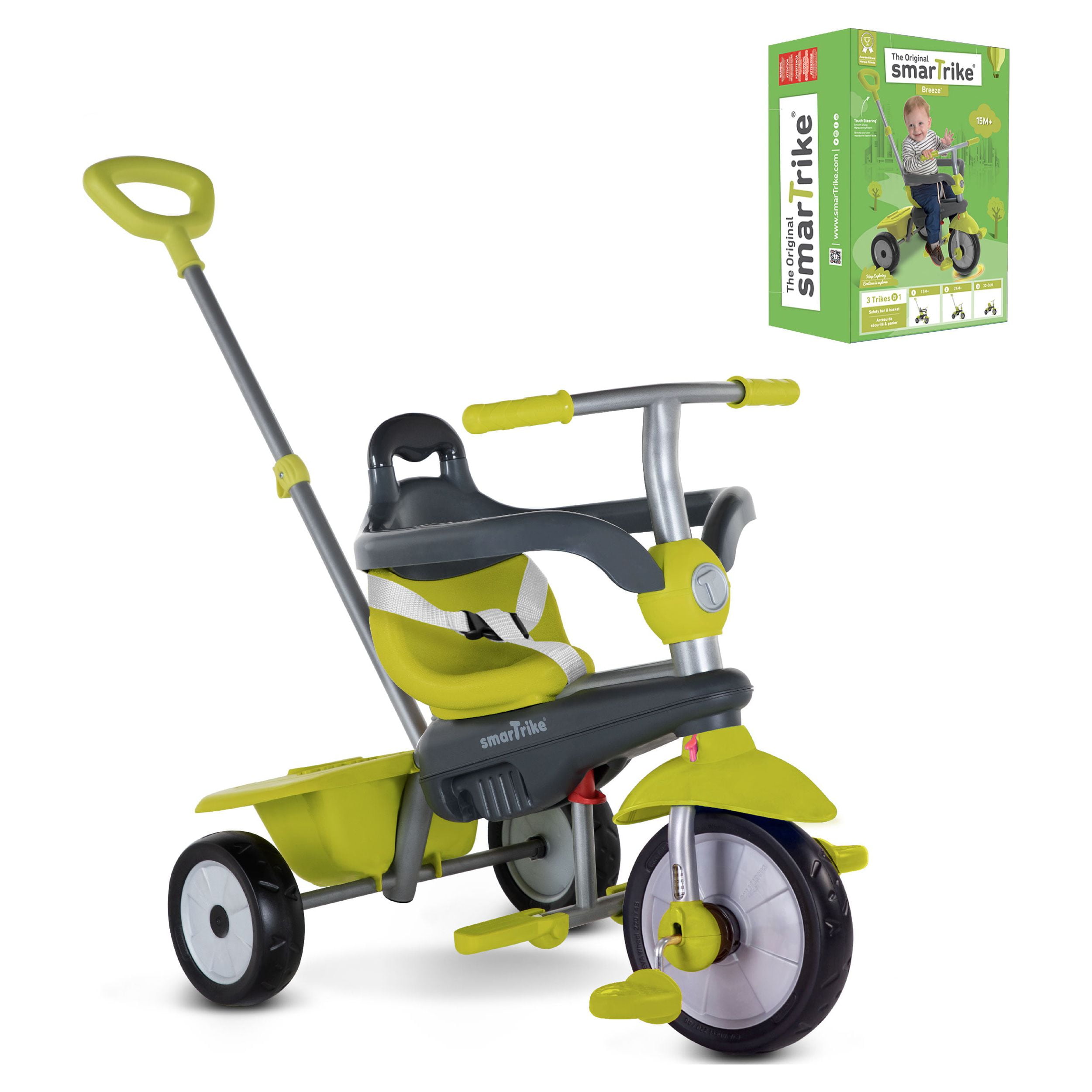 Smart trike green and grey hotsell