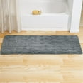 thumbnail image 1 of Lavish Home 67-11-P 24 x 60 in. Extra Long Memory Foam Bath Rug Mat, Platinum, 1 of 1