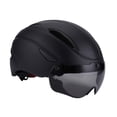 thumbnail image 3 of Casco de bicicleta de carretera Casco de bicicleta ajustable para hombres adultos para mujeres skate skateboard negro, 3 of 8