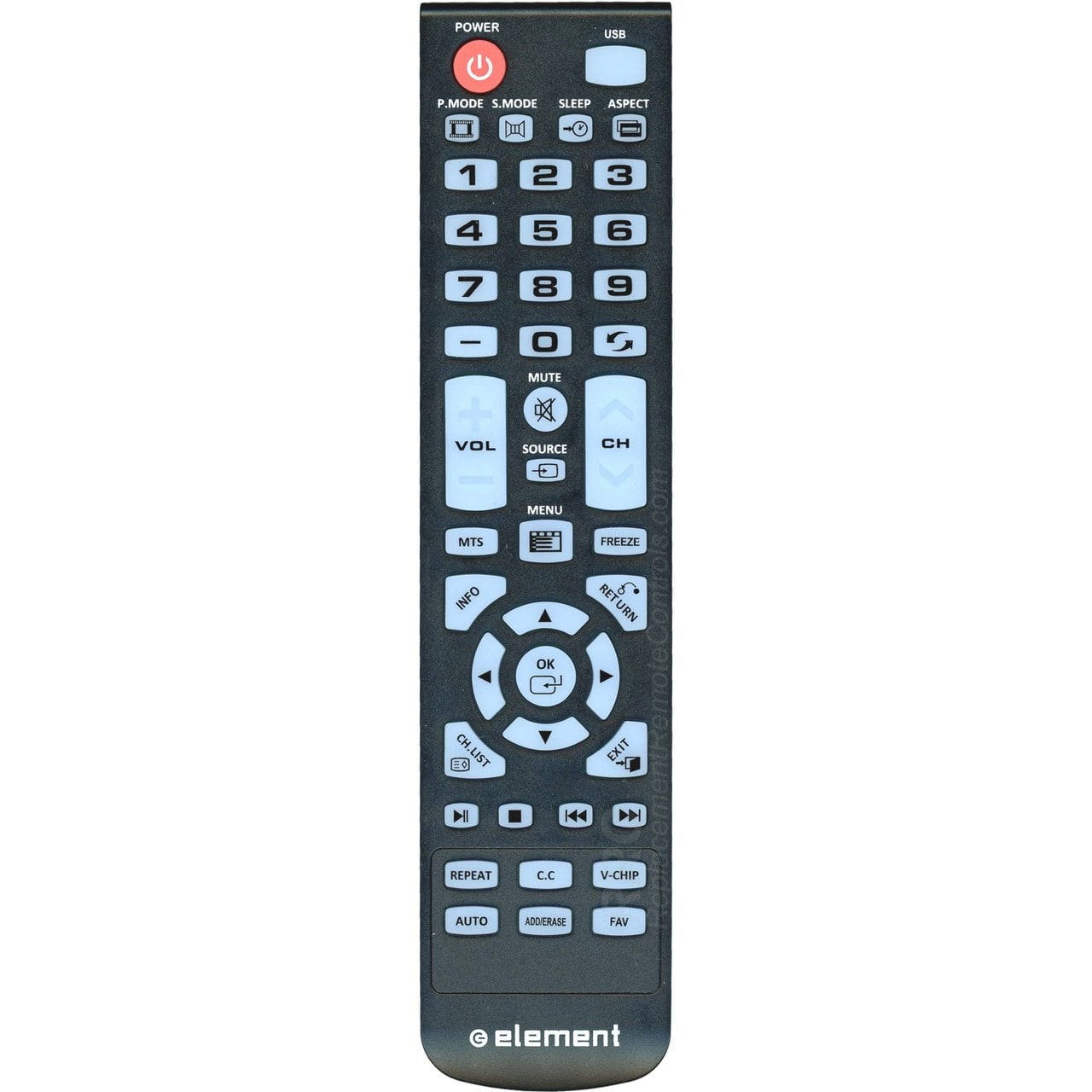 GENUINE Element XHY3533 TV REMOTE CONTROL FOR ELEFW247 / ELEFW504A