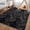 Black Gray, variant on Nanan Fluffy Area Rug 10'x13' Soft Shaggy Carpet for Living Room Bedroom Home Decor, Navy Blue