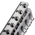 thumbnail image 4 of Methold 6 cuerdas 65MM Metal fijo sillín de cola dura puente carga guitarra cola para guitarra eléctrica accesorio cromado Cables de audio/vídeo, 4 of 5
