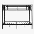 thumbnail image 7 of Full XL over Queen Bunk Bed, Heavy Duty Metal Bunk Bed Frame with 2 Side Ladders and Full-length Guardrails, for Teens Adults Bedroom, Space-Saving Design, No Box Spring Needed, 7 of 7