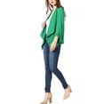 thumbnail image 3 of Moa Collection Women's Casual Relaxed Fit Open Front Blazer Jacket, 3 of 5