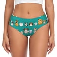 thumbnail image 1 of Balery Cartoon Dogs Ropa Interior de Algodón para Mujer con Dibujo – Braguitas Cómodas y Elásticas, Estilo Clásico-3X-Large, 1 of 6