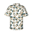 thumbnail image 3 of Haiem Cute Bunny Printed Hawaiian Shirt for Men - Men’s Casual Beach Summer Shirts - Stretch Fabric with Modern Fit-Medium, 3 of 9