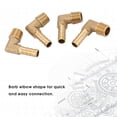 thumbnail image 3 of Roulements de Roue de Remorque L44610 Relais Externe en Laiton 4Pcs Laiton Filetage Mâle Coude Tuyau Queue Raccord de Barb G1 4" 6Mm, 3 of 8