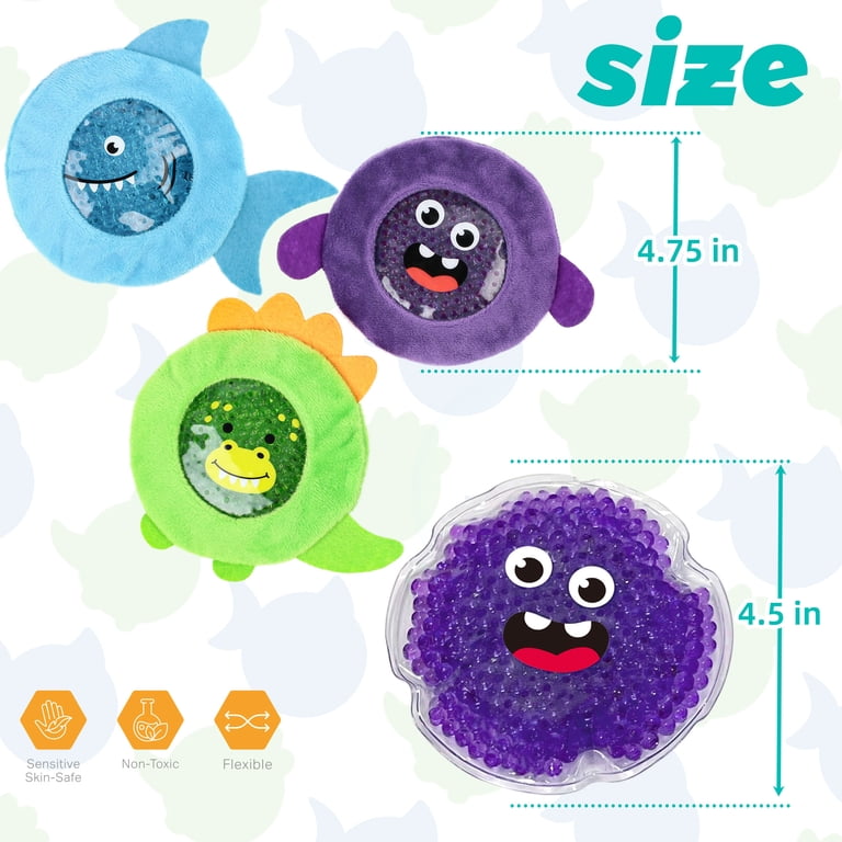 LotFancy Kids Ice Pack, 3-Pack with Soft Sleeves photo 8