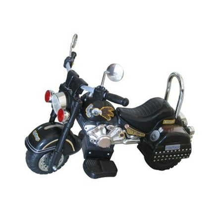 Merske Harley Style 6V Battery Operated Kids Motorcycle, Black