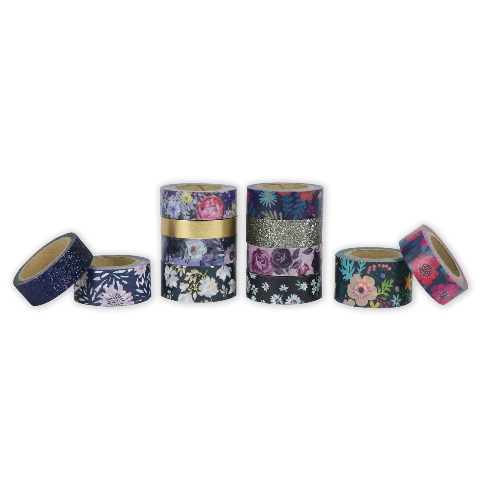 Black Floral Crafting Tape Set by Recollections