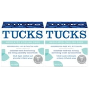 TUCKS Medicated Cooling Pads 100 Each (Pack of 2)