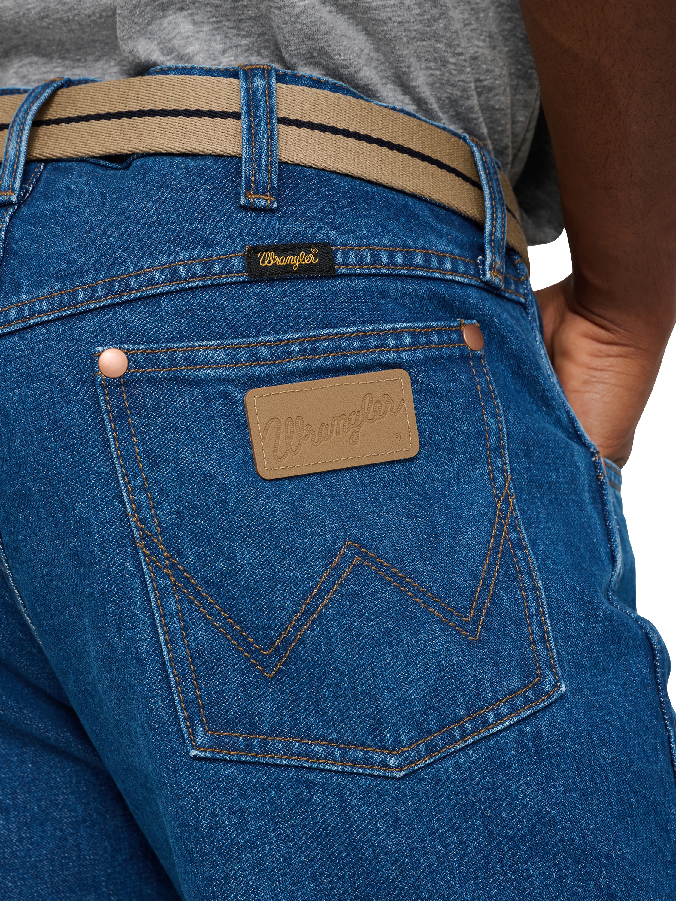 Wrangler® x Stranger Things® 13MWZ Cowboy Cut Jean in Wrangler Blue, Sizes 30x32-38x34