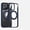 Royalblue, variant on Magnetic Clear Case for iPhone 16 Pro, Military-Grade Protection Cover Compatible with MagSafe, Ring Holder Stand Color Frame Shockproof Stylish Case for iPhone 16 Pro, Royalblue