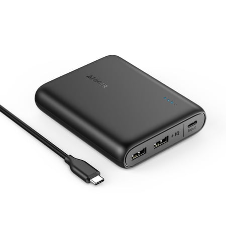 Anker PowerCore 13000 C (USB-C Input only), Compact ...