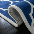 thumbnail image 5 of SAFAVIEH Chatham Gavin Geometric Wool Area Rug, Dark Blue/Ivory, 4' x 4' Round, 5 of 10