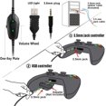 thumbnail image 6 of Butfulake Gaming Headset for Nintendo Switch, PS4, Xbox One, PS5 Controller, Laptop, Mac, Noise Cancelling PC Headset with Mic,7.1 Stereo Surround Sound, Cool LED Light,Comfort Earmuff, Camo Green, 6 of 8