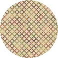 thumbnail image 1 of Ahgly Company Machine Washable Indoor Square Transitional Vanilla Gold Area Rugs, 3' Square, 1 of 7