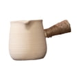 thumbnail image 4 of GROWTH TANK Ceramic Teapot Loose Leaf Tea Pot Tea Maker Kettle Porcelain Teapots Tea Infuser Beige Wide, 4 of 9