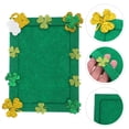 thumbnail image 4 of LYTMENT 1 Set Patricks Day DIY Photo Frame Green Leaf Non Woven Fabric Irish Festival Craft Kit for Party Decorations Classroom Activities and Holiday Celebrations, 4 of 8