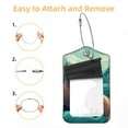 thumbnail image 2 of Sea Lion Square PU Leather Luggage Tags - 2 Pack with Privacy Cover and Stainless Steel Ring - Suitable for Travel, Backpack, Handbag - Suitcase Tags, Travel Tag, 2 of 7