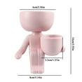 thumbnail image 3 of Humanoid Ceramic Flower Pot Creative Flower Pot Ceramic Crafts, 3 of 4